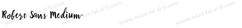 Robert Sans Medium字体转换